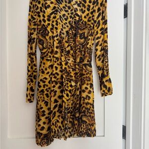The Kooples Leopard Print Wrap Dress – Size Small